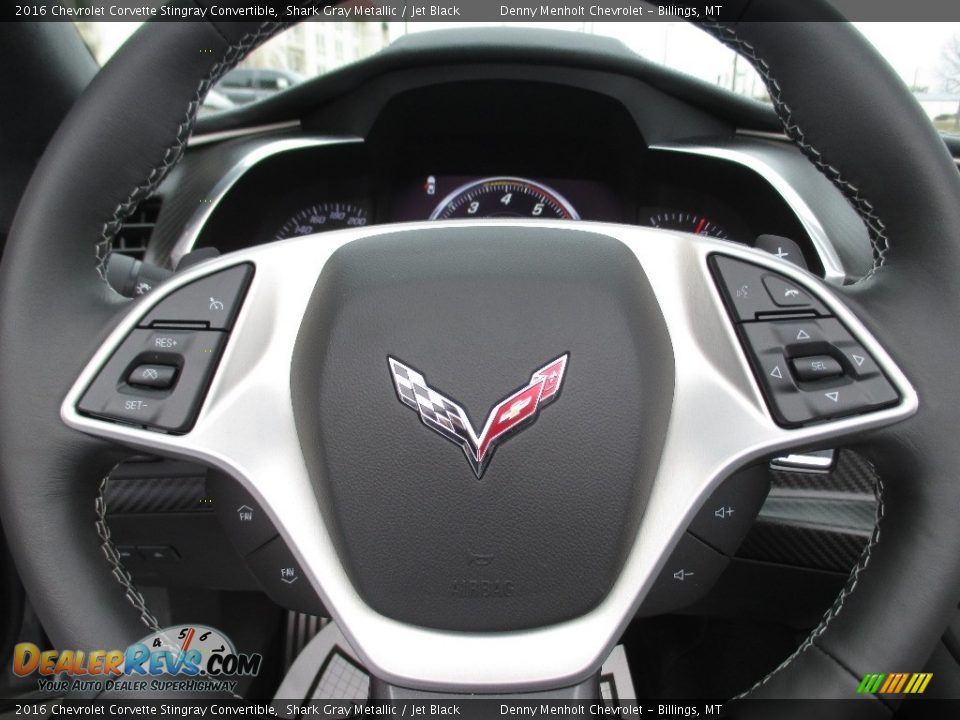 2016 Chevrolet Corvette Stingray Convertible Shark Gray Metallic / Jet Black Photo #15