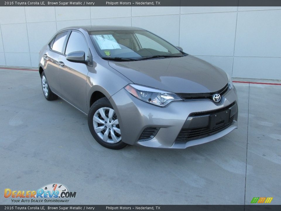 2016 Toyota Corolla LE Brown Sugar Metallic / Ivory Photo #1