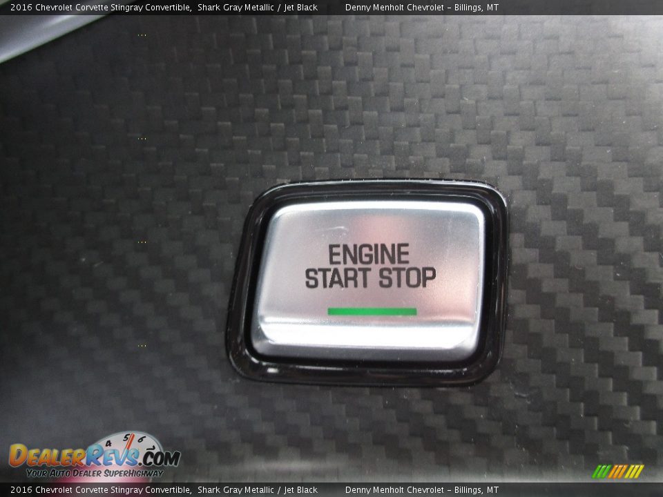 2016 Chevrolet Corvette Stingray Convertible Shark Gray Metallic / Jet Black Photo #18
