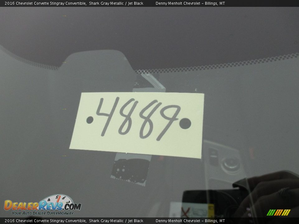 2016 Chevrolet Corvette Stingray Convertible Shark Gray Metallic / Jet Black Photo #19