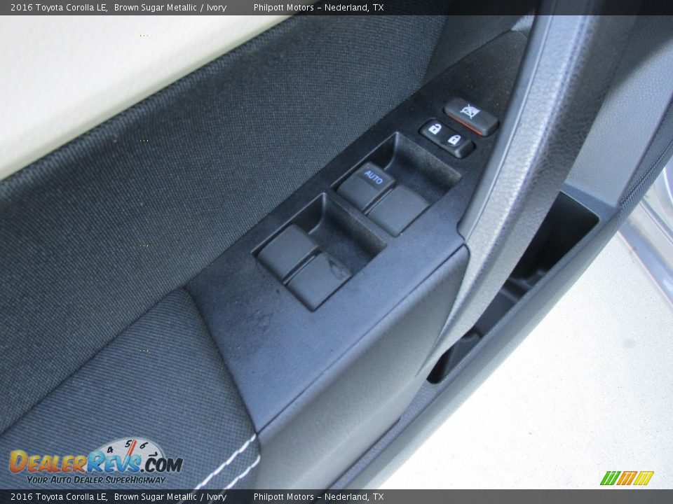 2016 Toyota Corolla LE Brown Sugar Metallic / Ivory Photo #21