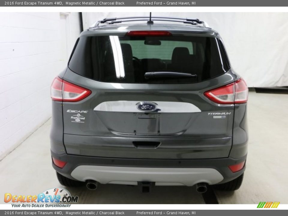 2016 Ford Escape Titanium 4WD Magnetic Metallic / Charcoal Black Photo #5