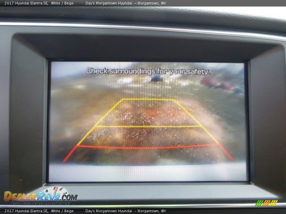2017 Hyundai Elantra SE White / Beige Photo #16