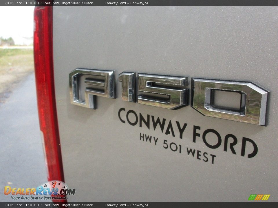 2016 Ford F150 XLT SuperCrew Ingot Silver / Black Photo #5