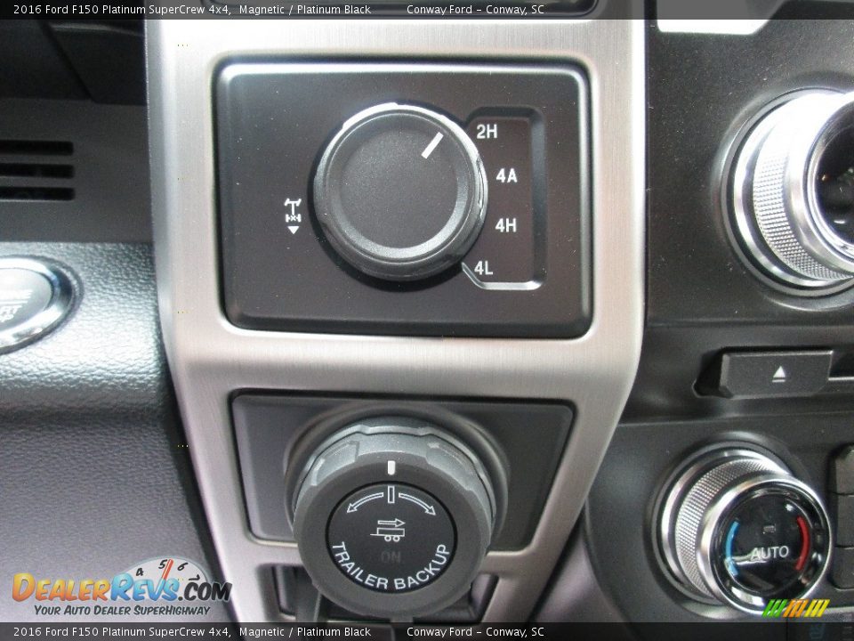 Controls of 2016 Ford F150 Platinum SuperCrew 4x4 Photo #34