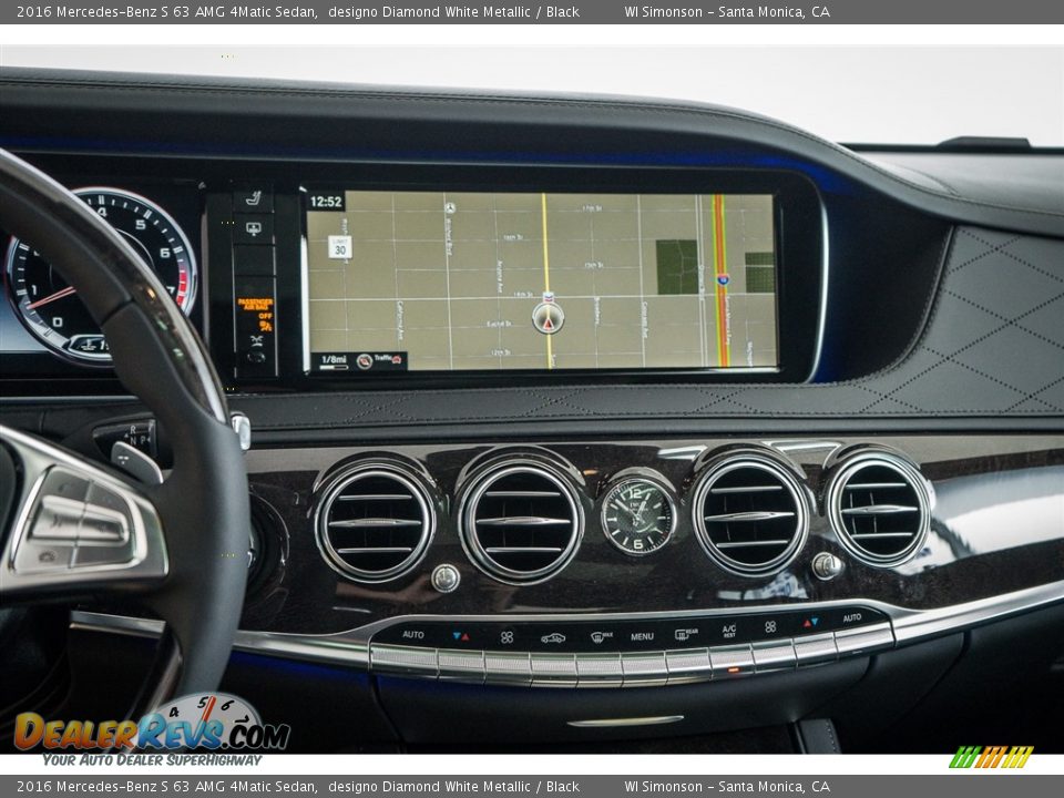 Navigation of 2016 Mercedes-Benz S 63 AMG 4Matic Sedan Photo #7