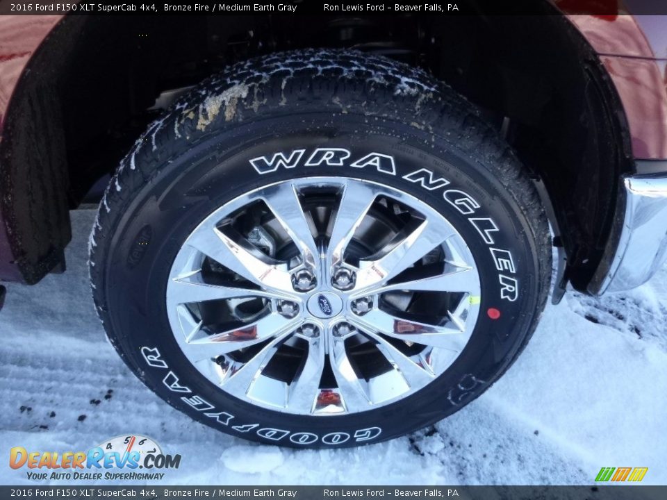 2016 Ford F150 XLT SuperCab 4x4 Wheel Photo #10
