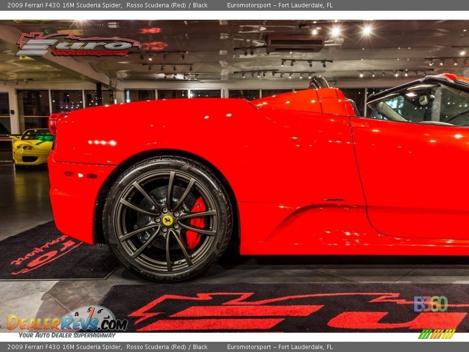 2009 Ferrari F430 16M Scuderia Spider Rosso Scuderia (Red) / Black Photo #25