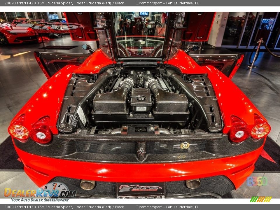 2009 Ferrari F430 16M Scuderia Spider Rosso Scuderia (Red) / Black Photo #31