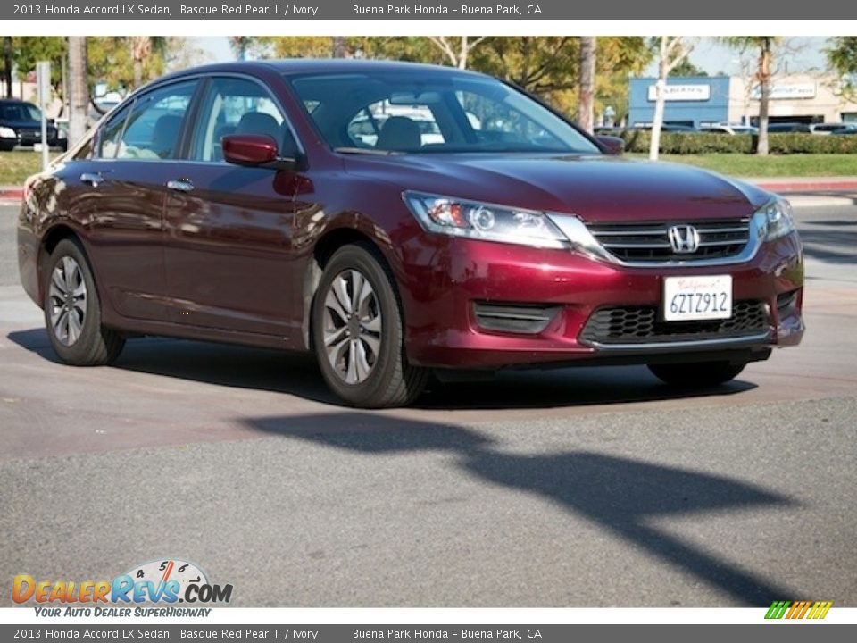 2013 Honda Accord LX Sedan Basque Red Pearl II / Ivory Photo #1