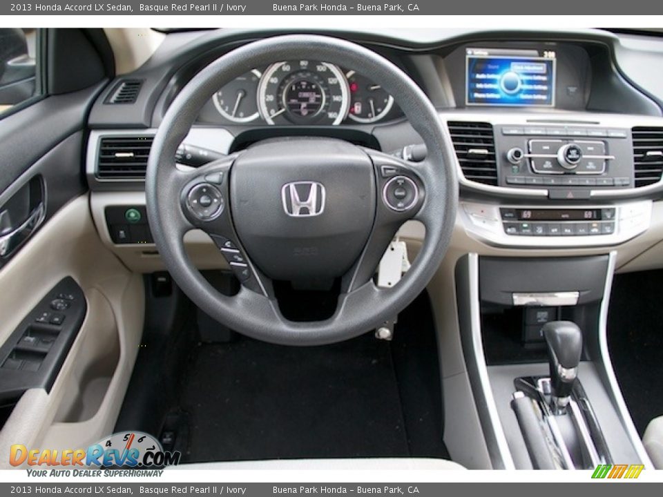 2013 Honda Accord LX Sedan Basque Red Pearl II / Ivory Photo #5