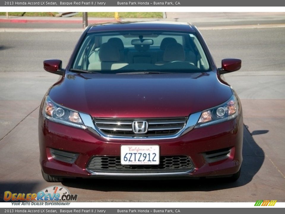 2013 Honda Accord LX Sedan Basque Red Pearl II / Ivory Photo #7