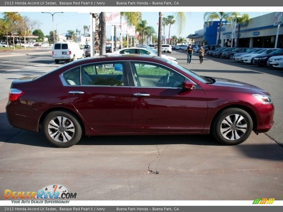 2013 Honda Accord LX Sedan Basque Red Pearl II / Ivory Photo #12