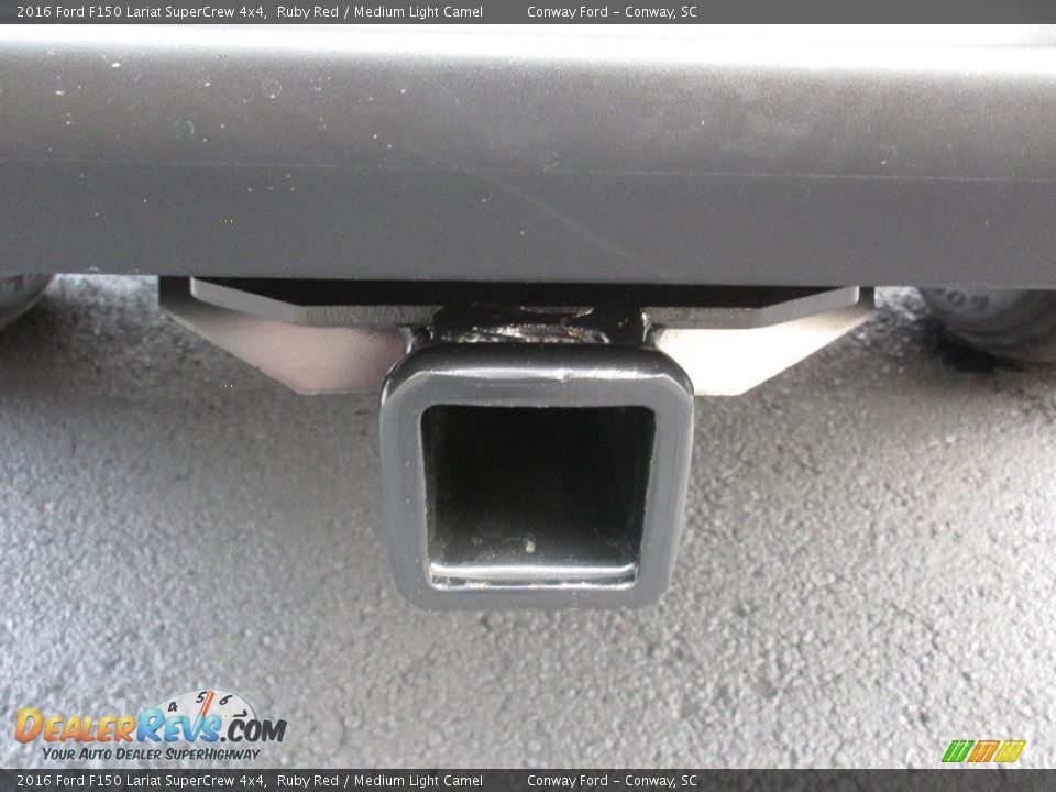 2016 Ford F150 Lariat SuperCrew 4x4 Ruby Red / Medium Light Camel Photo #7