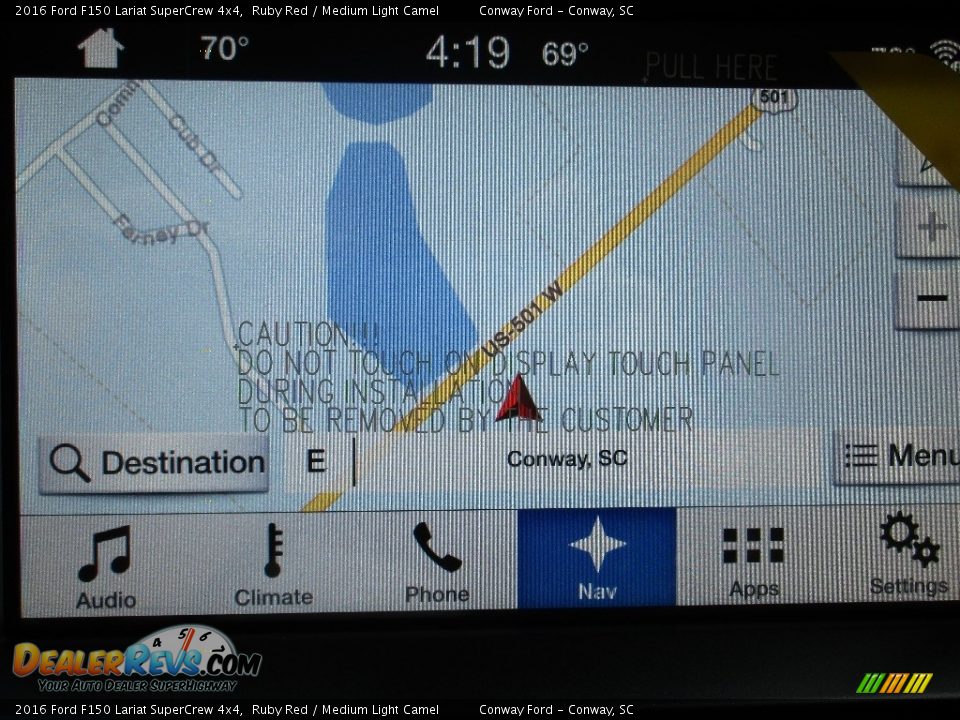 2016 Ford F150 Lariat SuperCrew 4x4 Ruby Red / Medium Light Camel Photo #33