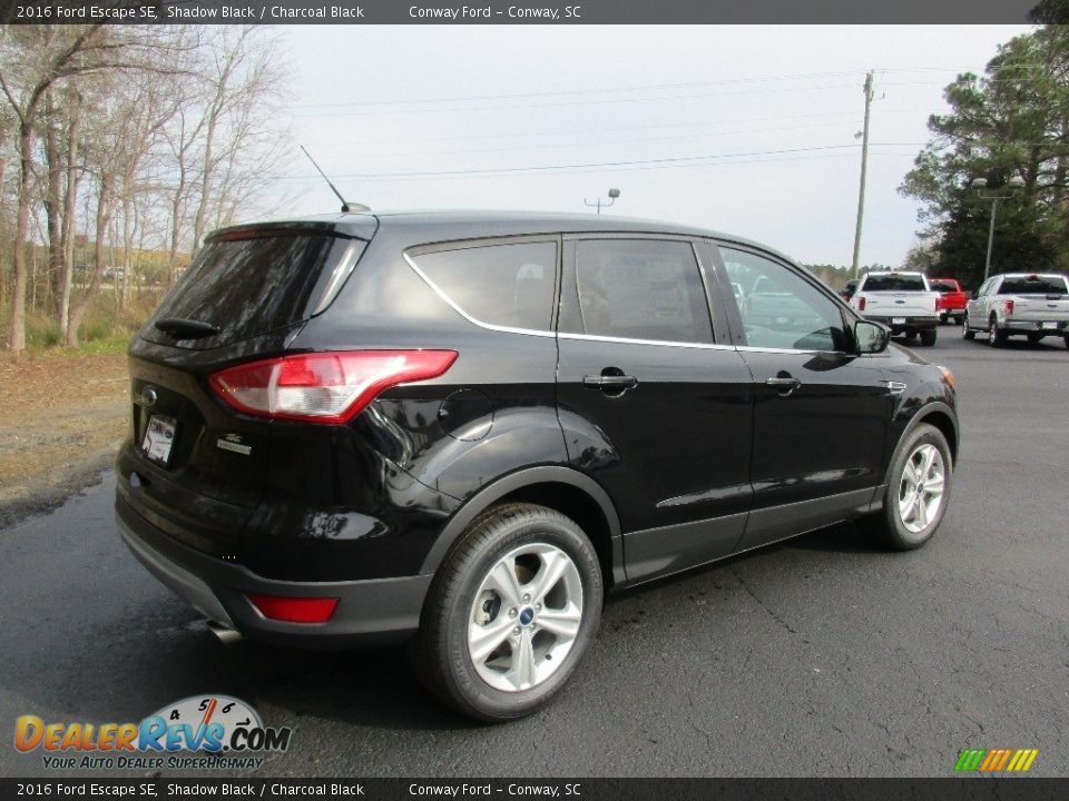 2016 Ford Escape SE Shadow Black / Charcoal Black Photo #3