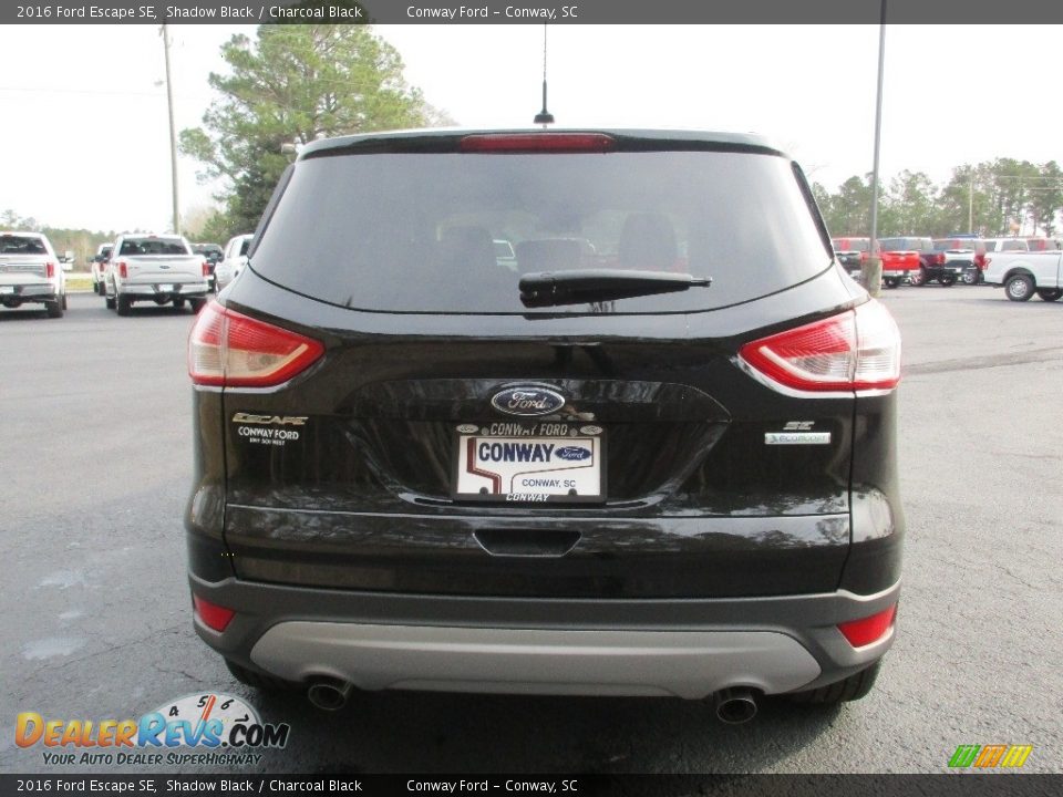 2016 Ford Escape SE Shadow Black / Charcoal Black Photo #4