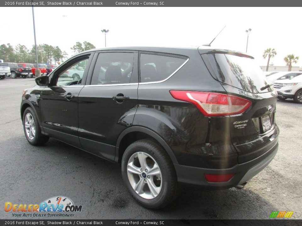 2016 Ford Escape SE Shadow Black / Charcoal Black Photo #6