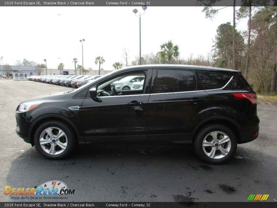 2016 Ford Escape SE Shadow Black / Charcoal Black Photo #7