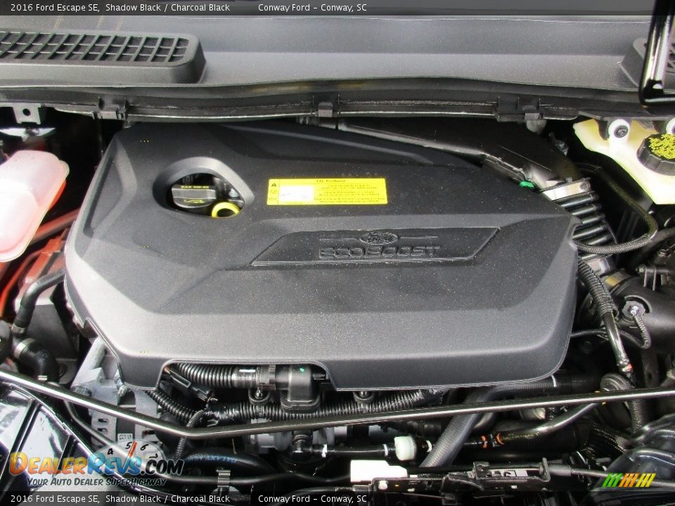 2016 Ford Escape SE Shadow Black / Charcoal Black Photo #11