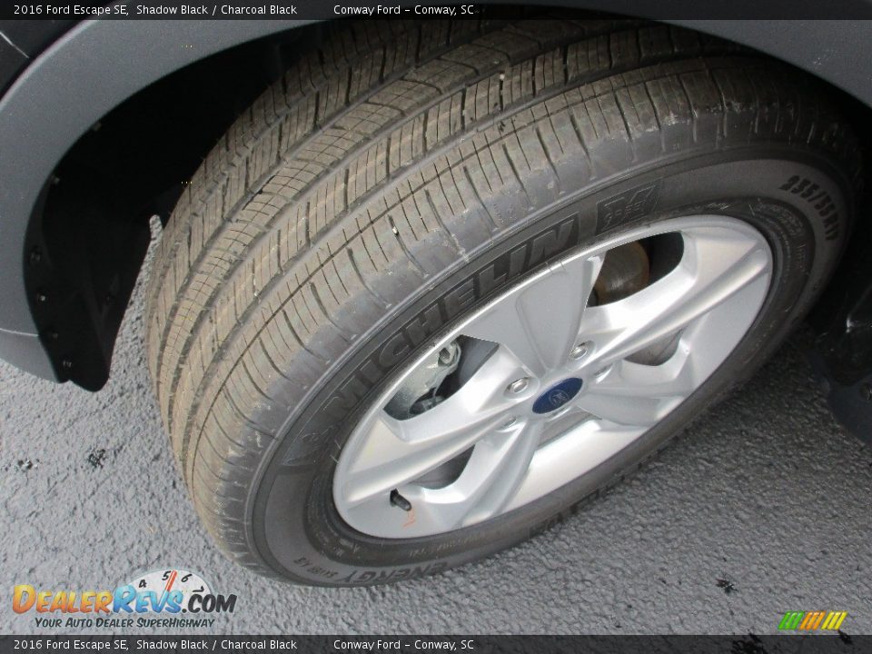 2016 Ford Escape SE Shadow Black / Charcoal Black Photo #12