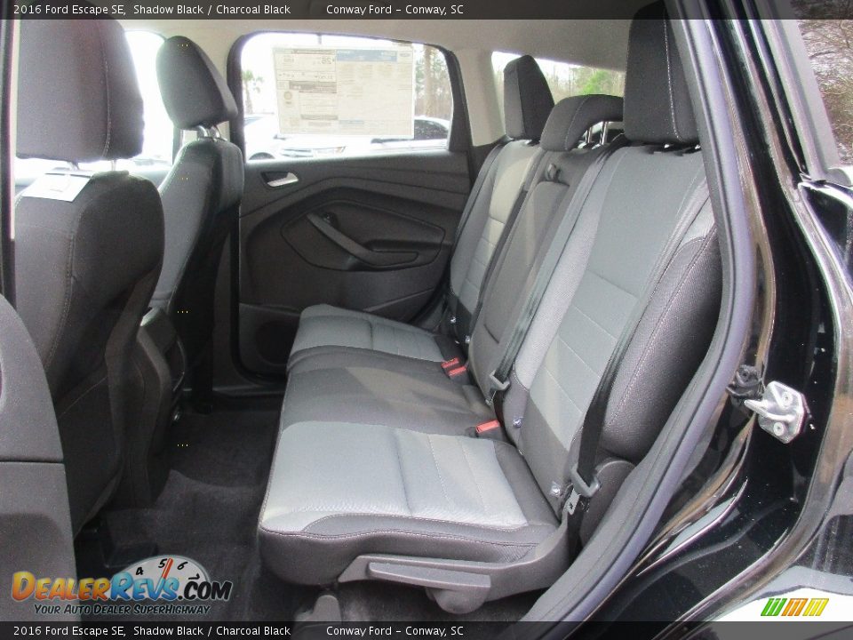 2016 Ford Escape SE Shadow Black / Charcoal Black Photo #16