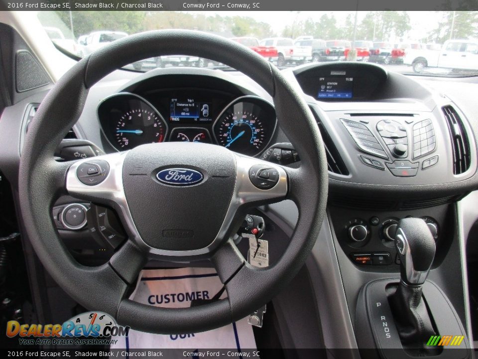2016 Ford Escape SE Shadow Black / Charcoal Black Photo #20