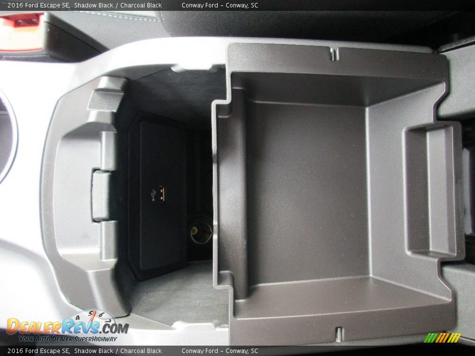 2016 Ford Escape SE Shadow Black / Charcoal Black Photo #22