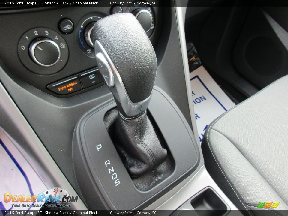 2016 Ford Escape SE Shadow Black / Charcoal Black Photo #23