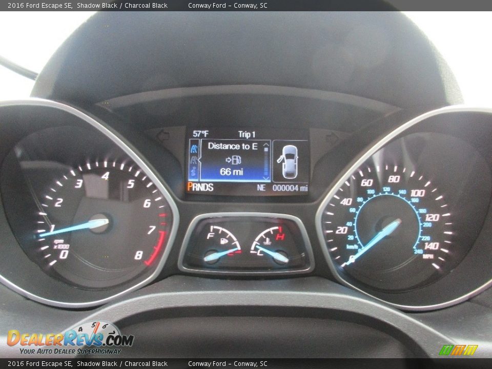 2016 Ford Escape SE Shadow Black / Charcoal Black Photo #29