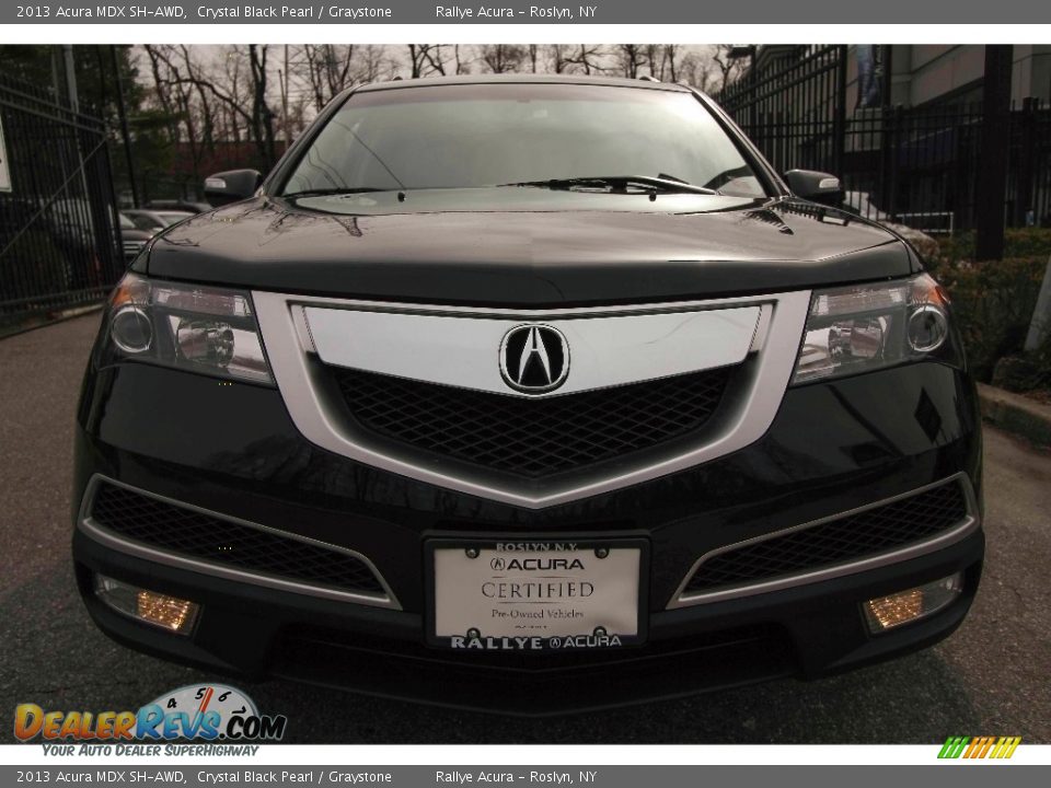 2013 Acura MDX SH-AWD Crystal Black Pearl / Graystone Photo #2