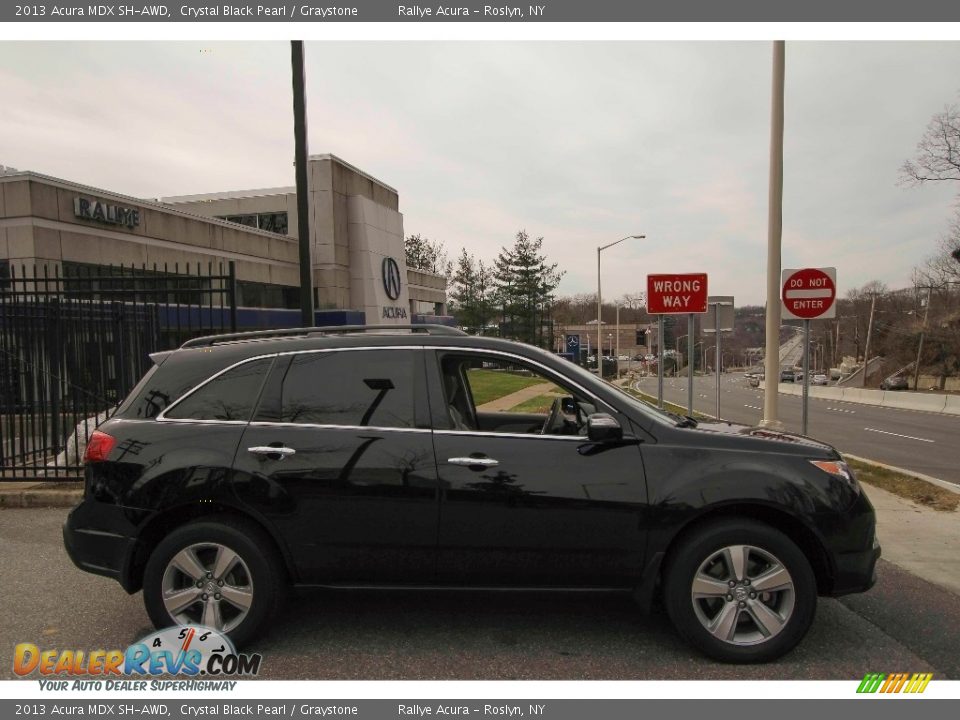 2013 Acura MDX SH-AWD Crystal Black Pearl / Graystone Photo #3