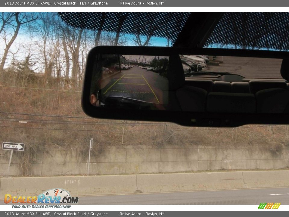2013 Acura MDX SH-AWD Crystal Black Pearl / Graystone Photo #11