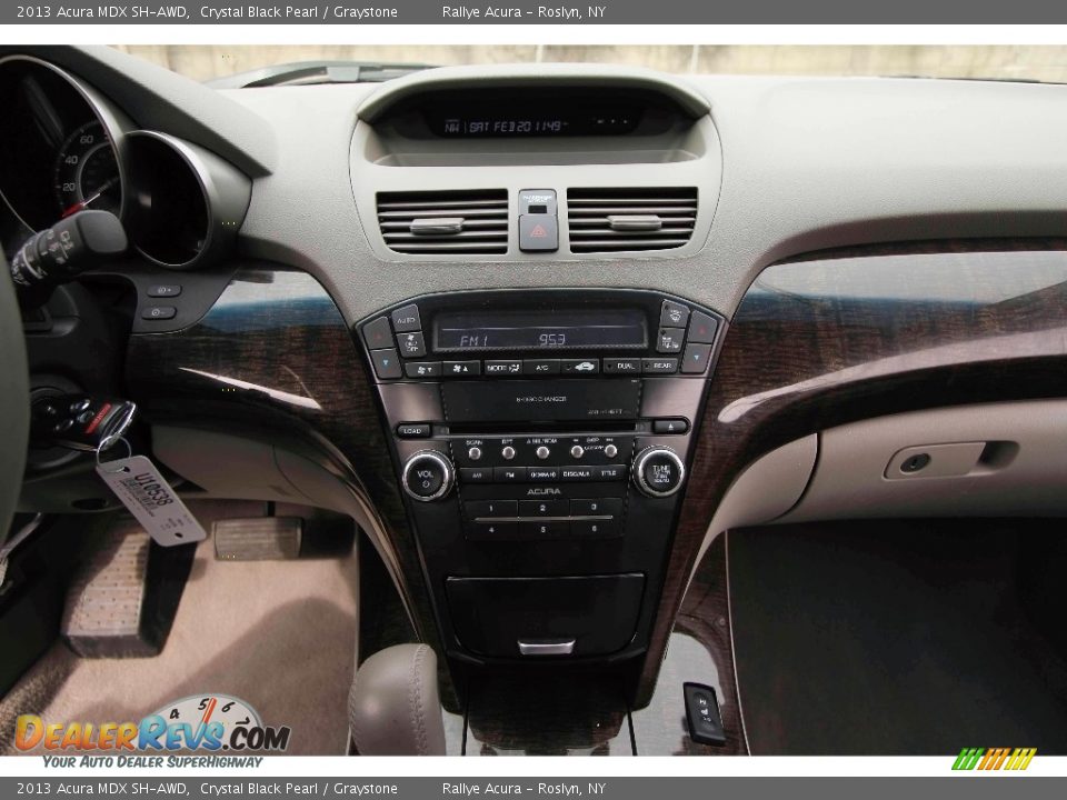 2013 Acura MDX SH-AWD Crystal Black Pearl / Graystone Photo #13