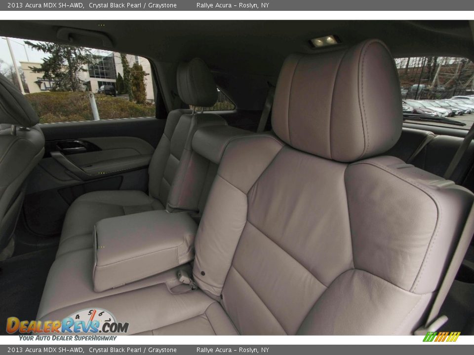 2013 Acura MDX SH-AWD Crystal Black Pearl / Graystone Photo #15