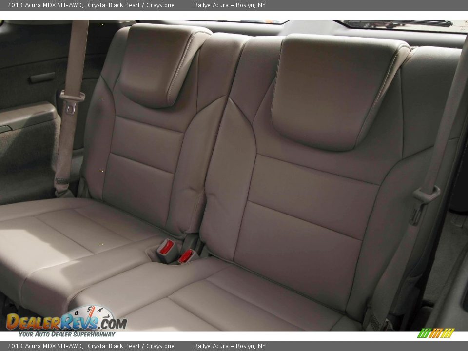 2013 Acura MDX SH-AWD Crystal Black Pearl / Graystone Photo #16