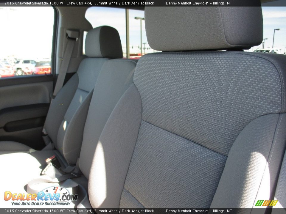 2016 Chevrolet Silverado 1500 WT Crew Cab 4x4 Summit White / Dark Ash/Jet Black Photo #11