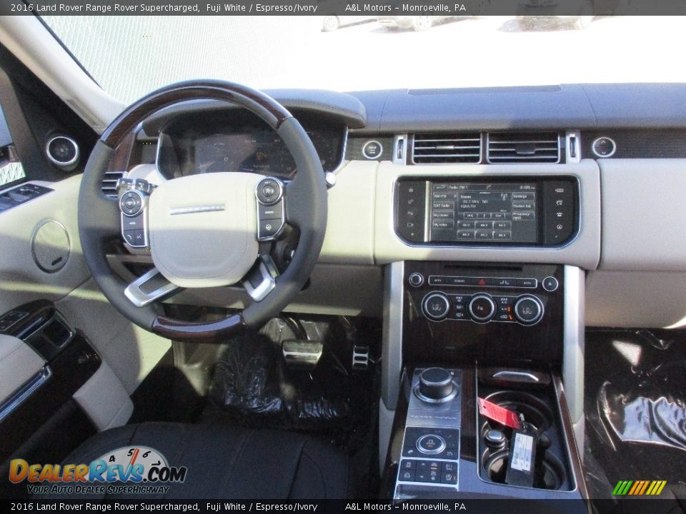 2016 Land Rover Range Rover Supercharged Fuji White / Espresso/Ivory Photo #14