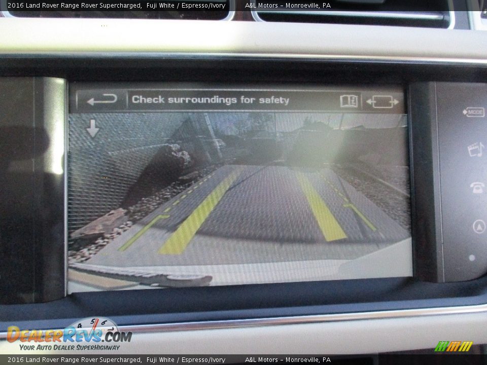 2016 Land Rover Range Rover Supercharged Fuji White / Espresso/Ivory Photo #18