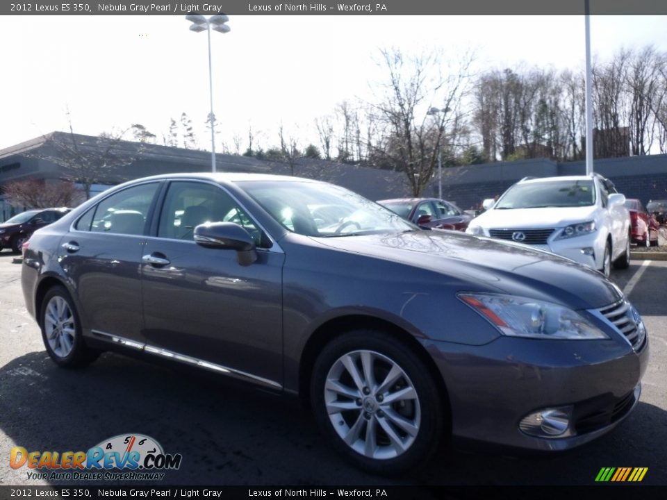 2012 Lexus ES 350 Nebula Gray Pearl / Light Gray Photo #1