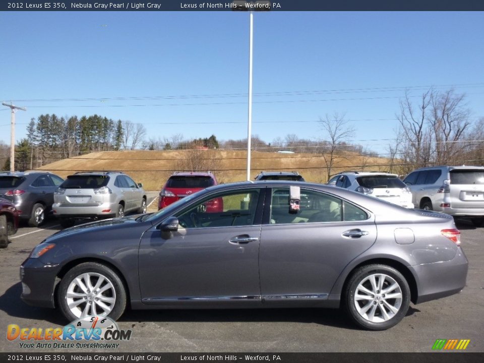 2012 Lexus ES 350 Nebula Gray Pearl / Light Gray Photo #3