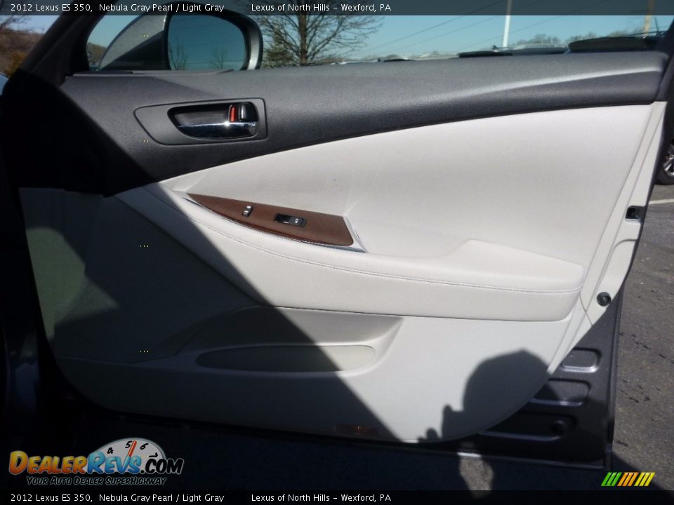 2012 Lexus ES 350 Nebula Gray Pearl / Light Gray Photo #7