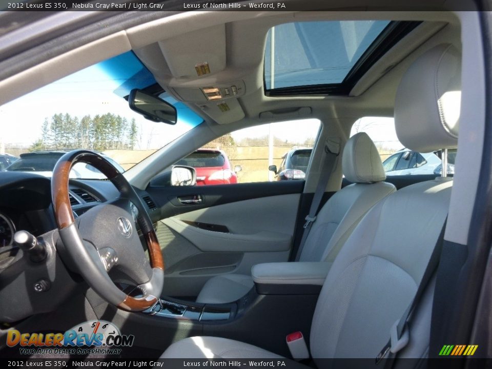 2012 Lexus ES 350 Nebula Gray Pearl / Light Gray Photo #8