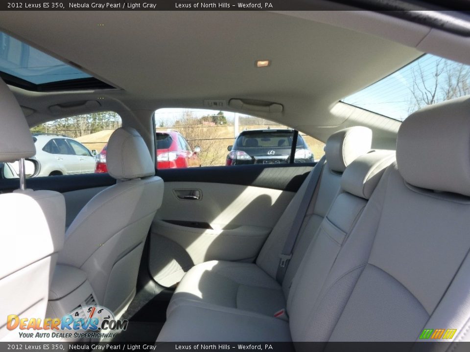 2012 Lexus ES 350 Nebula Gray Pearl / Light Gray Photo #9