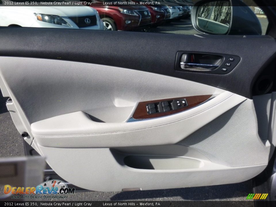2012 Lexus ES 350 Nebula Gray Pearl / Light Gray Photo #11