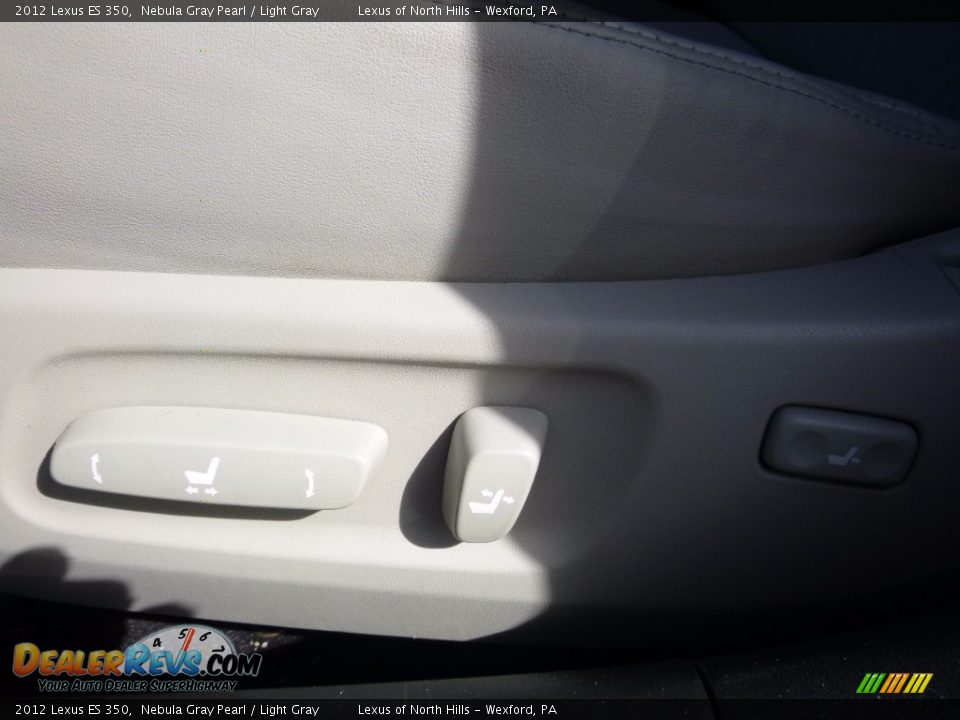 2012 Lexus ES 350 Nebula Gray Pearl / Light Gray Photo #14