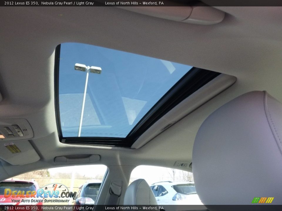 2012 Lexus ES 350 Nebula Gray Pearl / Light Gray Photo #15