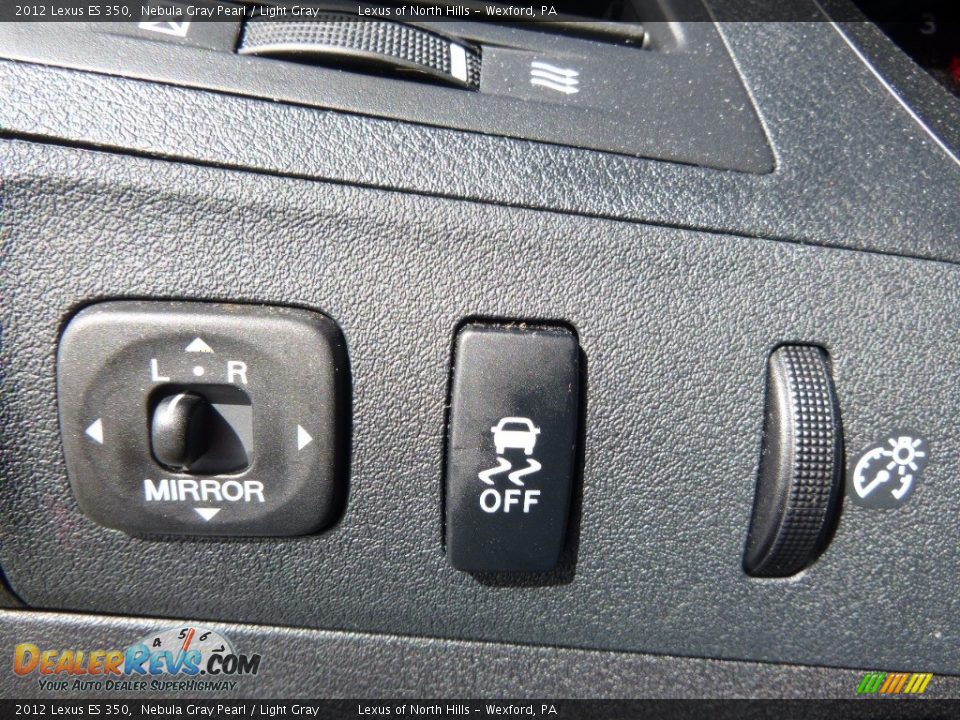 2012 Lexus ES 350 Nebula Gray Pearl / Light Gray Photo #17
