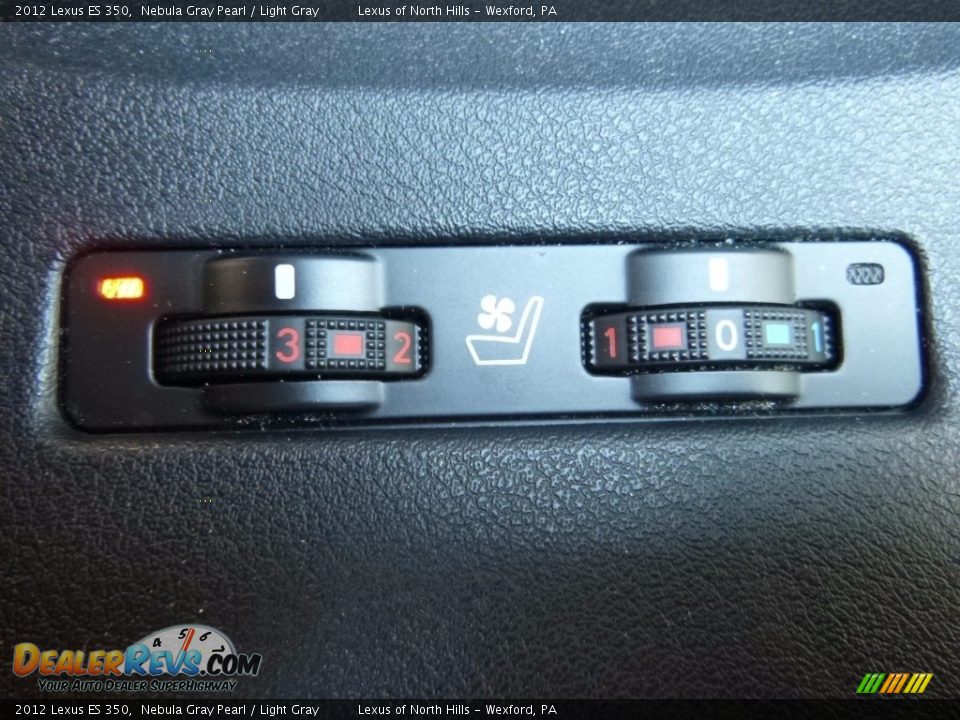 2012 Lexus ES 350 Nebula Gray Pearl / Light Gray Photo #19