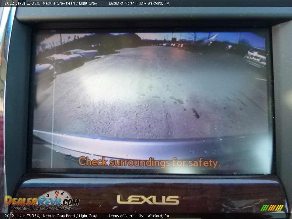 2012 Lexus ES 350 Nebula Gray Pearl / Light Gray Photo #21